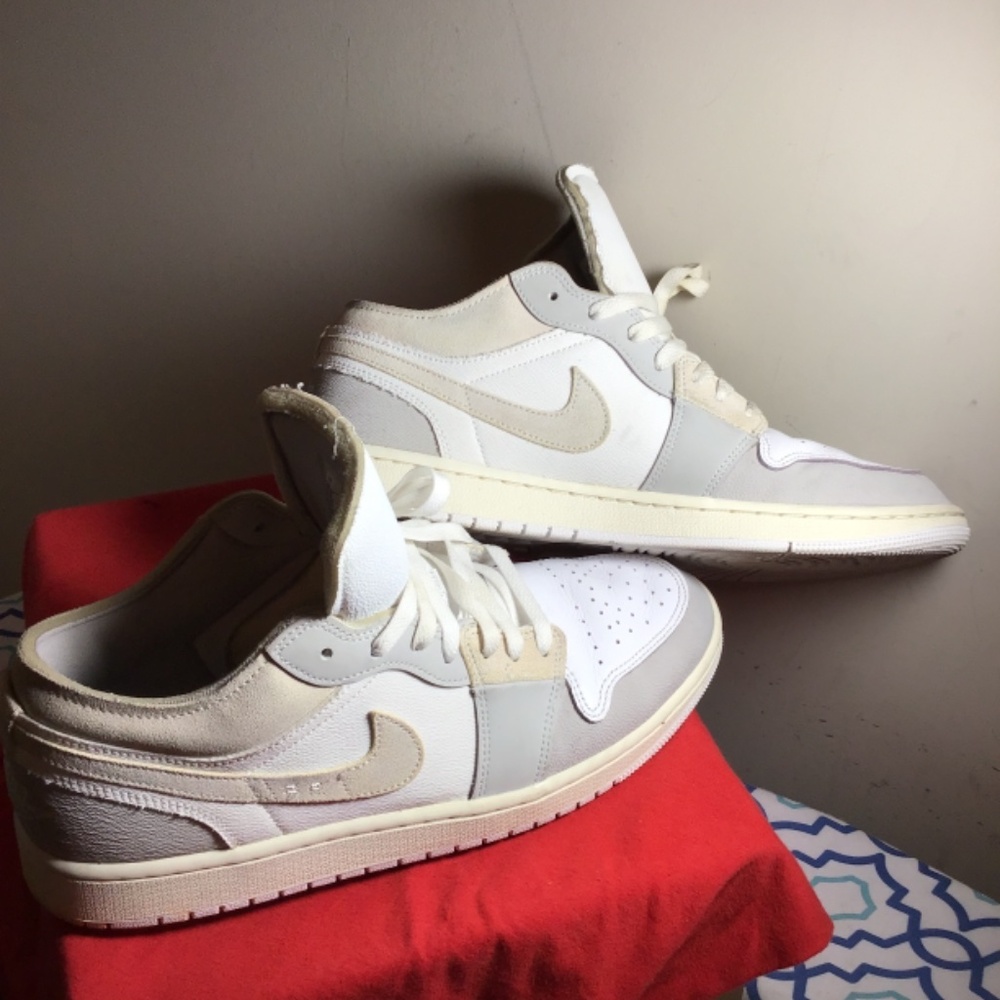 🔥Jordan 1, Low SE Craft, size 11, tech gray white, good cond, see photos - Picture 4 of 12